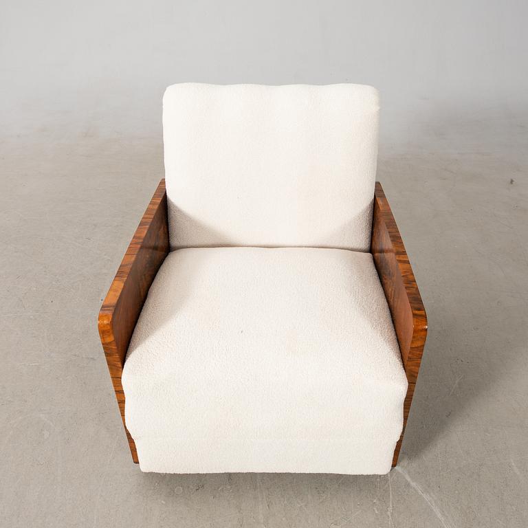 Fåtölj/extra säng Art Deco 1900-talets första hälft.