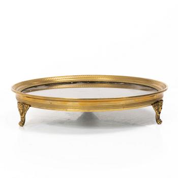 An Empire style table plateau, second half of the 19th century.