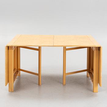 Bruno Mathsson, a 'Maria Flap' drop-leaf table, Dux.