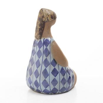 Lisa Larson, figurin, stengods, "Amalia", ur serien "ABC-flickor", Gustavsberg.