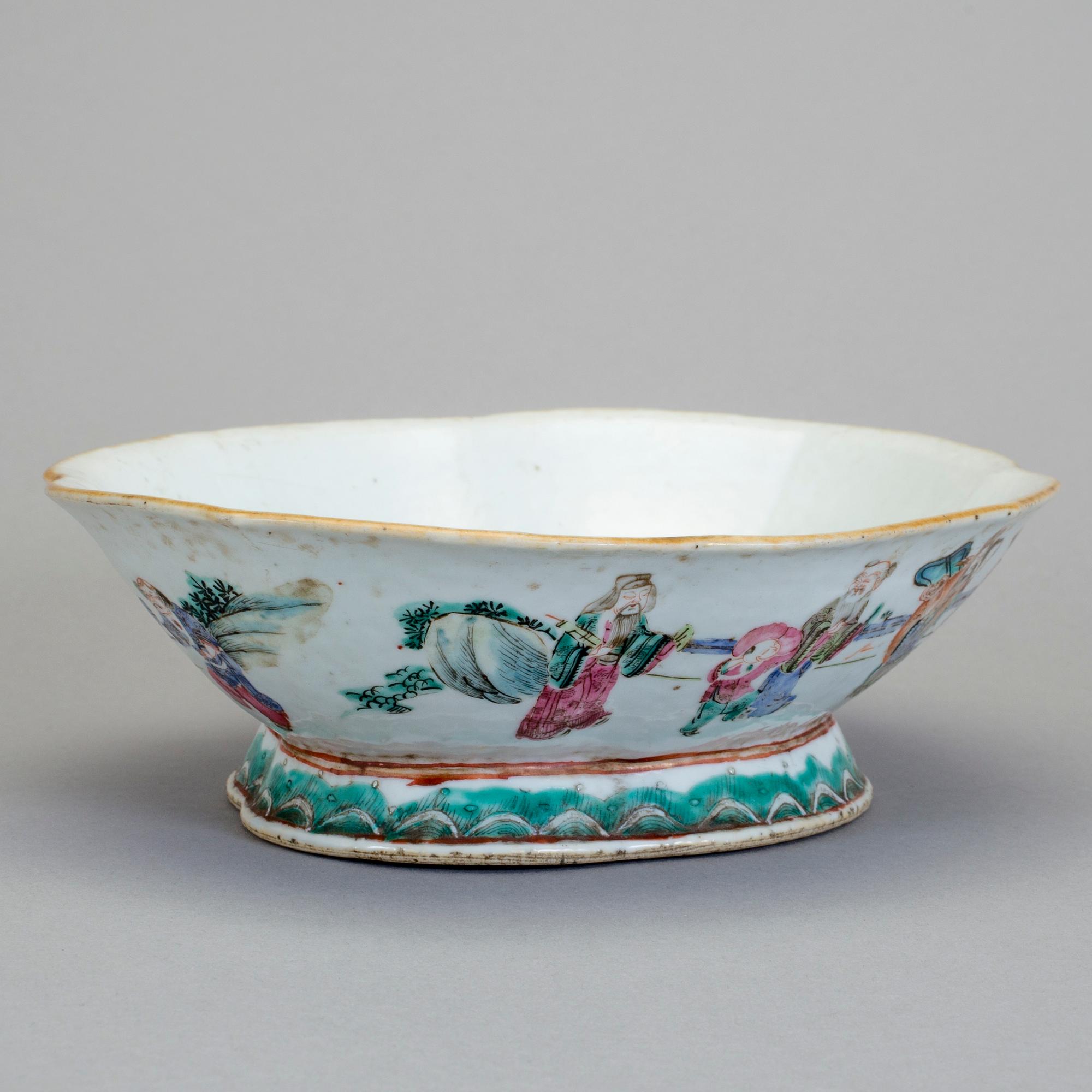 SKÅL, porslin, Kina, 1800-tal.
