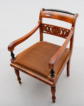 KARMSTOL, senempire, 1800-talets mitt.