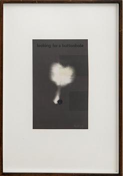 Georg Herold, "Looking for a buttonhole",.