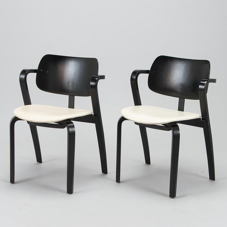 Ilmari Tapiovaara, a set of six 1960s 'Aslak' armchairs for Asko, Finland.