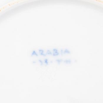 FRIEDL HOLZER-KJELLBERG, a porcelain plate signed Arabia-33 FH.