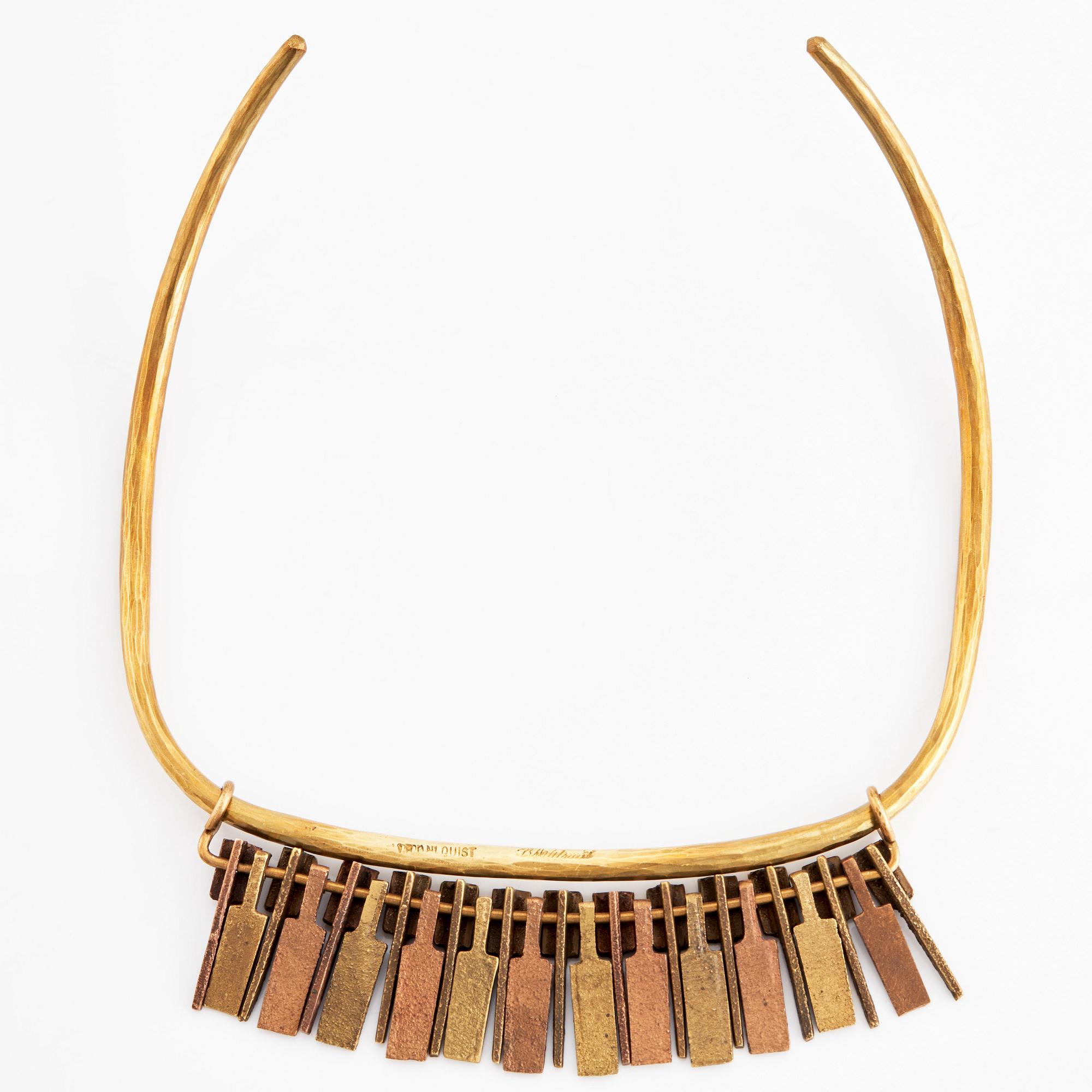 Inga-Britt "Ibe" Dahlquist, a bronze necklace, Visby.