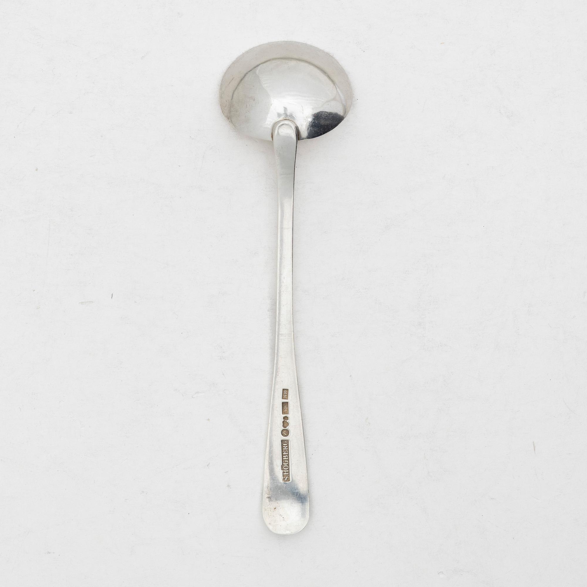 Sven-Erik Högberg, såsslev, sterlingsilver, Göteborg, 1987.