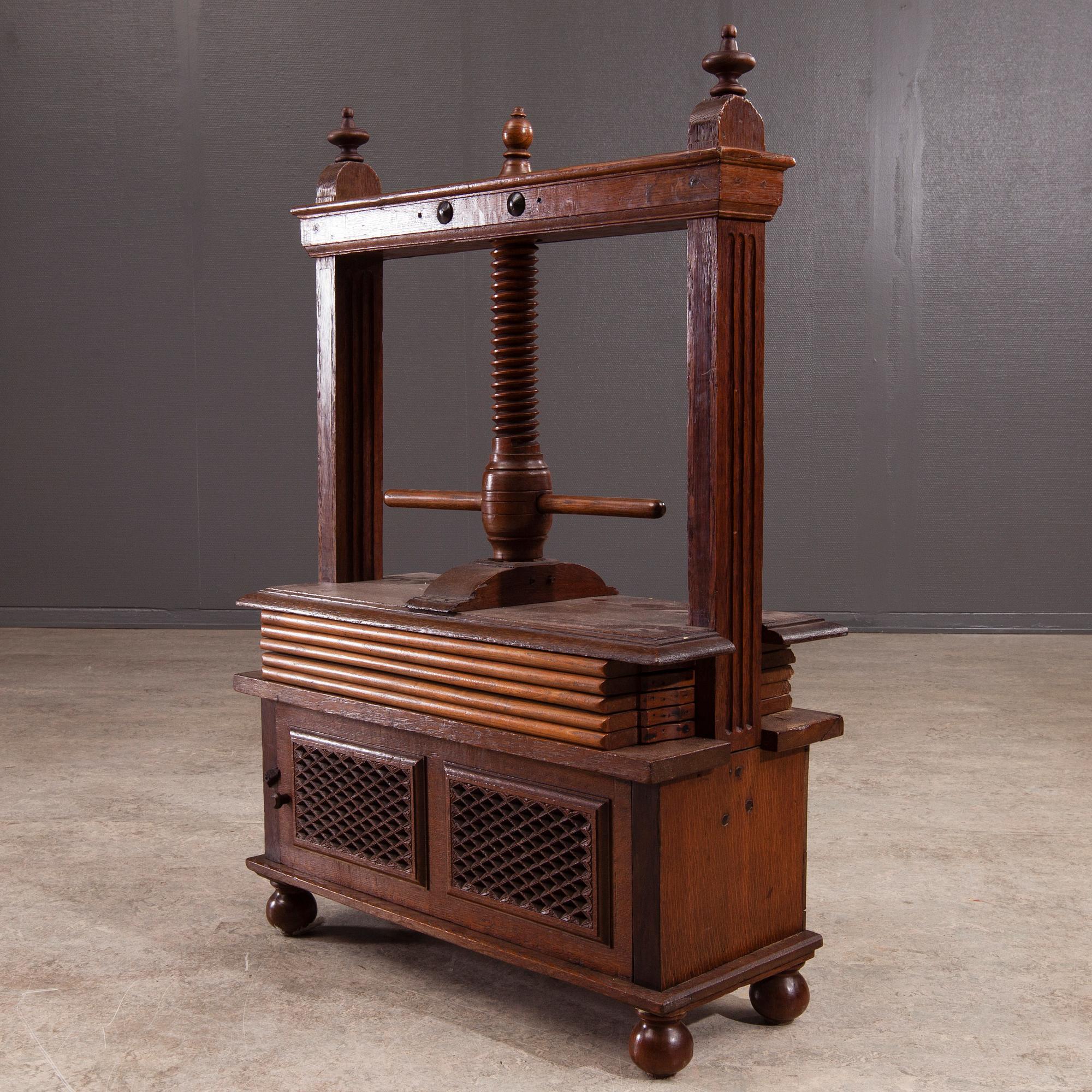 LINNEPRESS, 1800-tal.