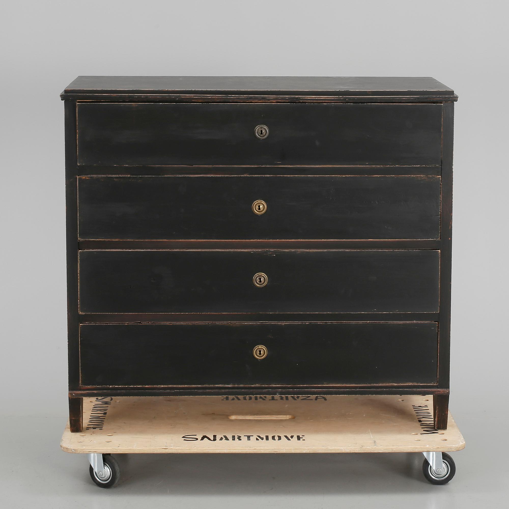 SEKRETÄR, sengustaviansk, 1800-tal.