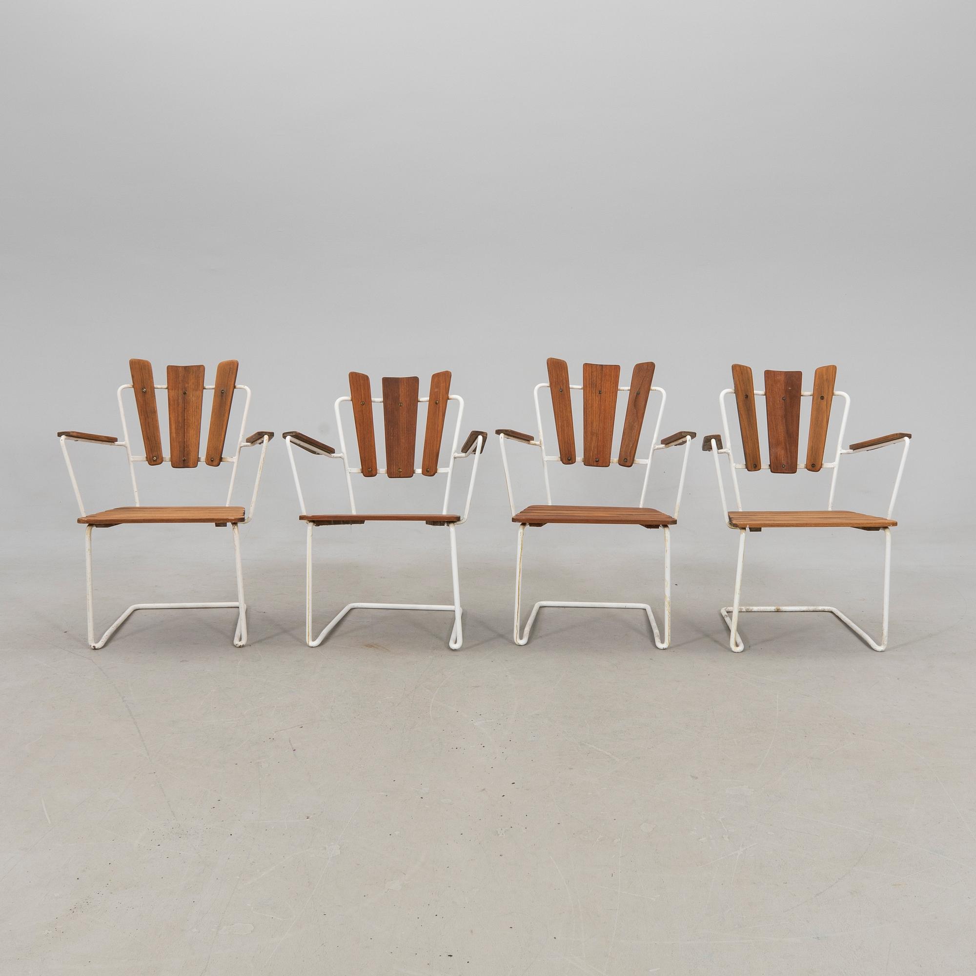 Garden Furniture 5 pcs Mid-20th Century.