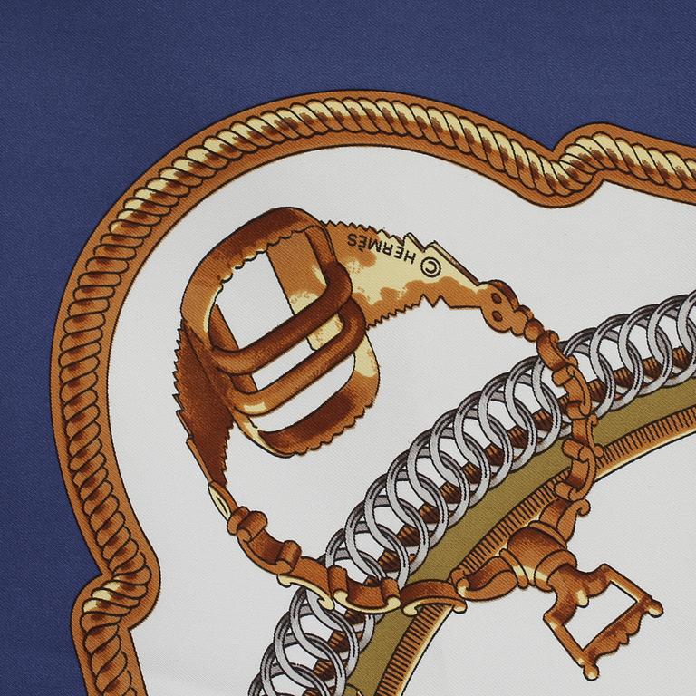 SCARF, siden, "Reprise", Philippe Ledoux, Hermès, Paris, 1900/2000-tal.