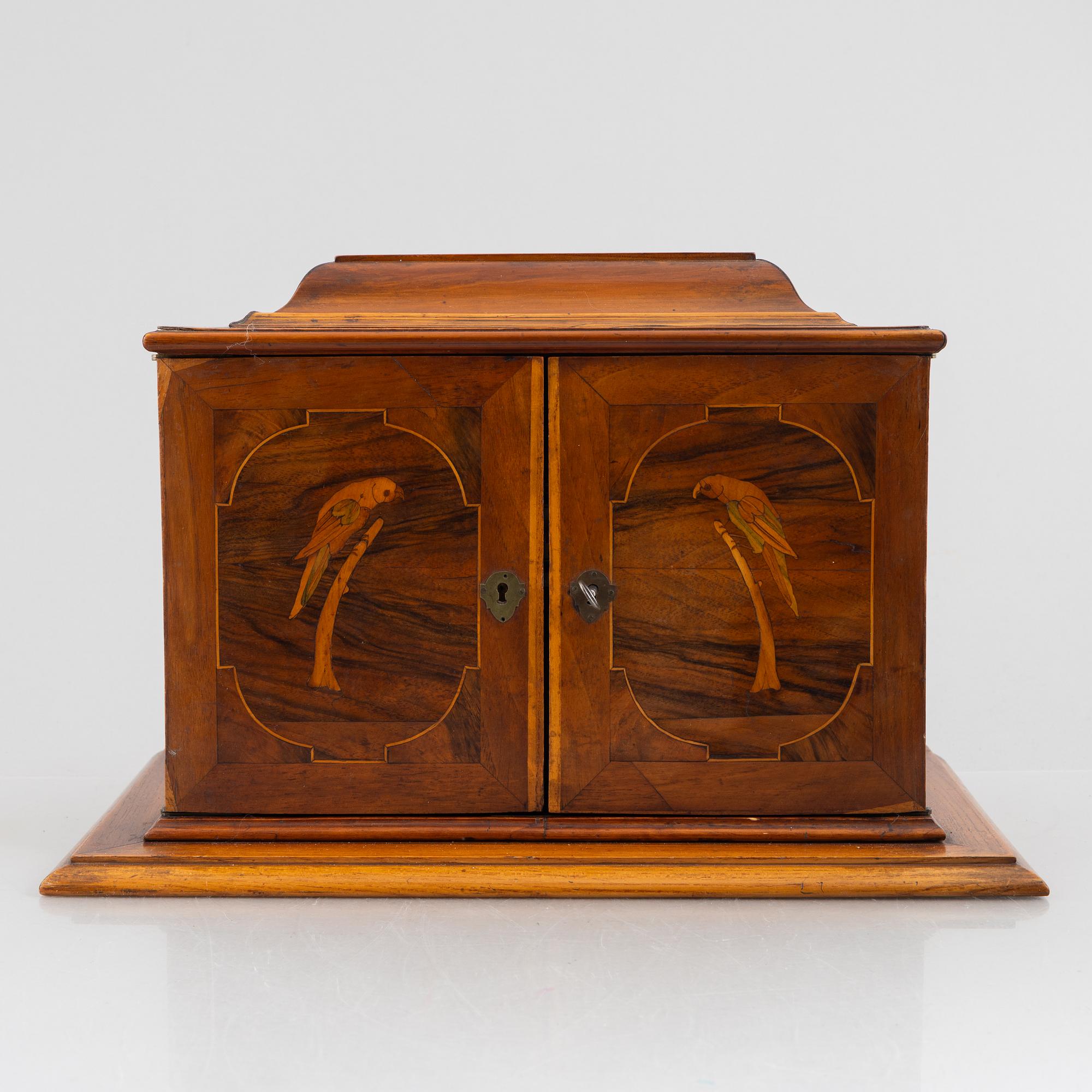 A small late baroque cabinet, 18th century.