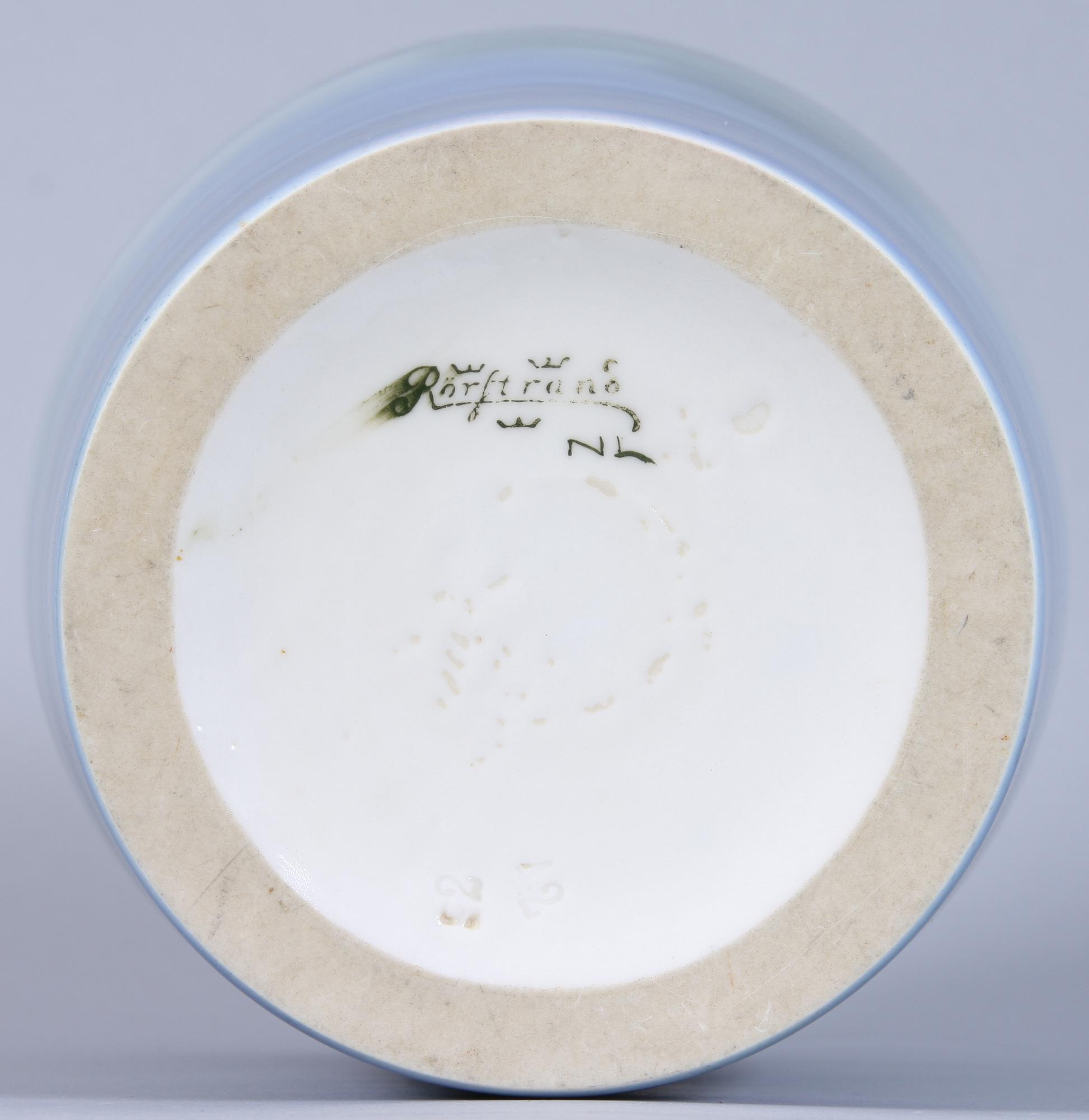 VAS, porslin, Emil Lundgren, Rörstrand, 1900-talets början.