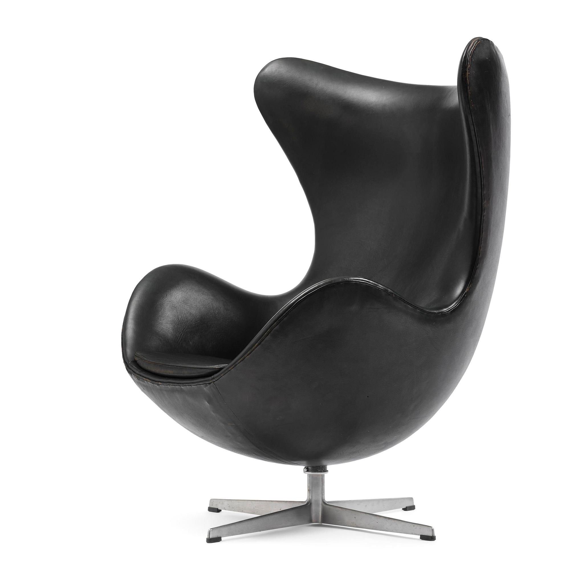 Arne Jacobsen, fåtölj, "Ägget", Fritz Hansen, Danmark, 1967.