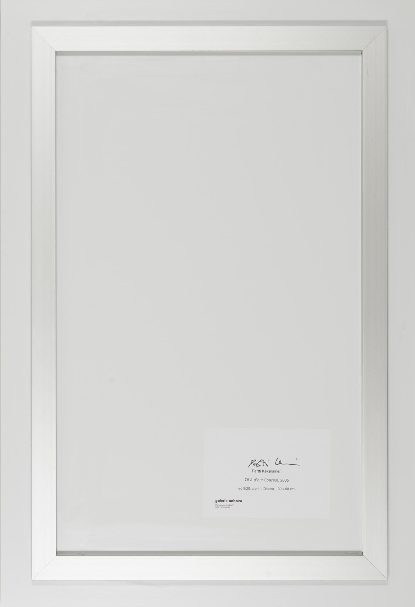 PERTTI KEKARAINEN, "TILA (Four Spaces)".