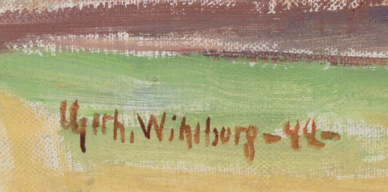 Gerhard Wihlborg, 'Skiss med kvarn, Valleberga'.