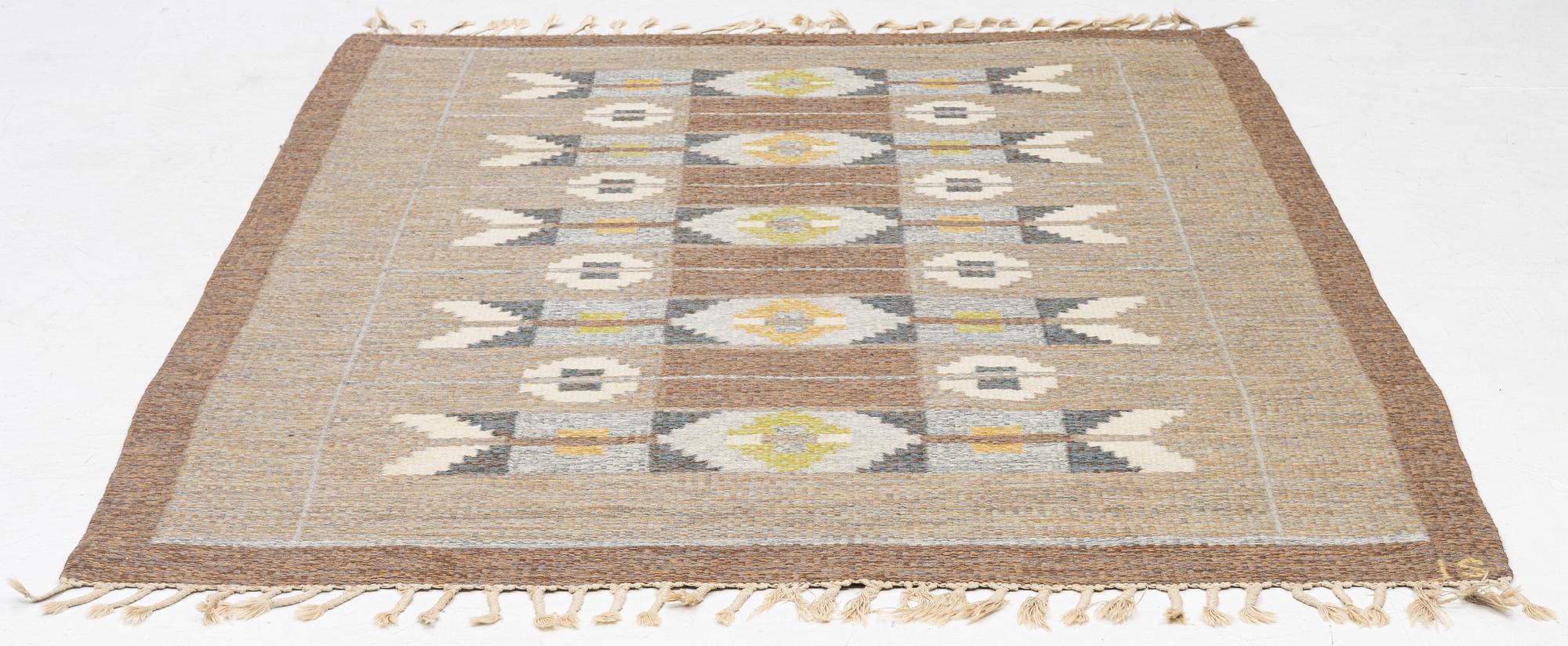 Ingegerd Silow, matta, rölakan, ca 240 x 160 cm.