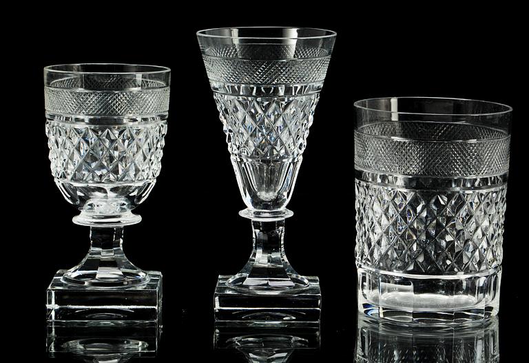 GLASSERVIS, 60 delar, "Kent", Kosta.