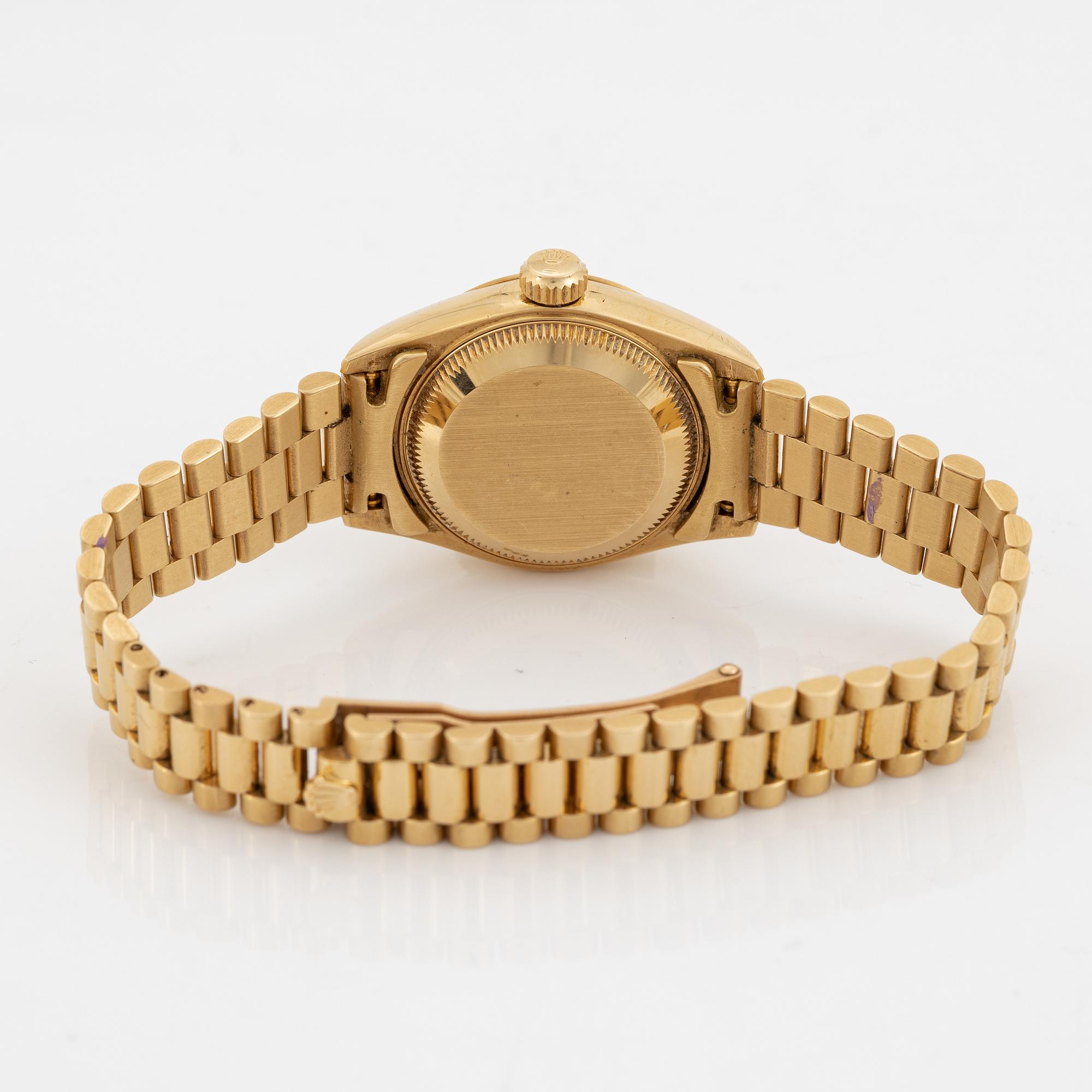 Rolex, Oyster Perpetual, Datejust, "Dégradé Diamond Dial", wristwatch, 26 mm.