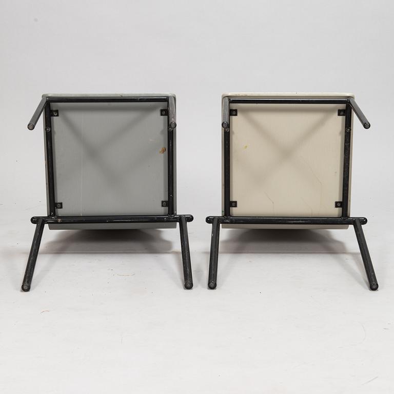 Yrjö Kukkapuro, tuoleja, 6 kpl, "University chair", Avarte oy. Malli muotoiltu v. 1983.