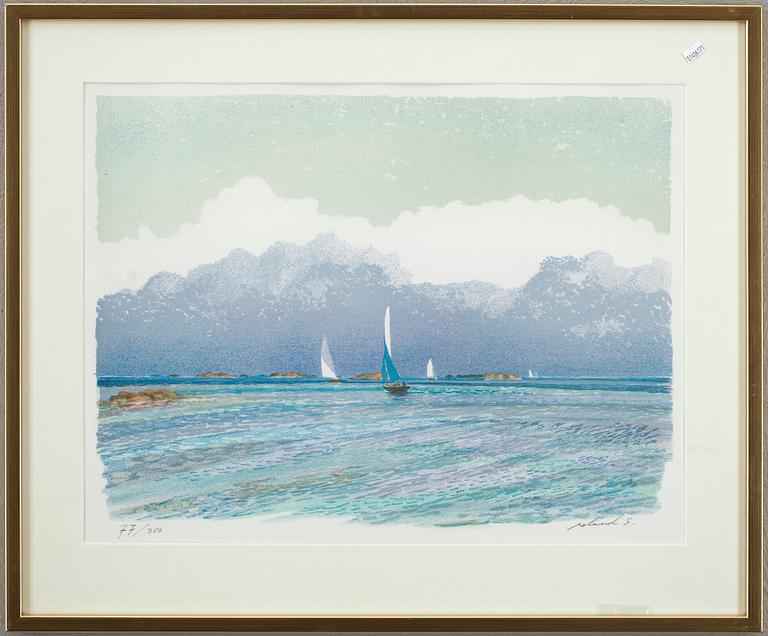 ROLAND SVENSSON, färglitografi, signerad och numrerad 77/350.