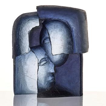 Ann Wolff, a cast glass sculpture, Transjö 1990s.