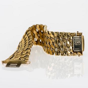 ARMBAND, 18K guld. Helsingfors 1965. Vikt ca 77,8 g.