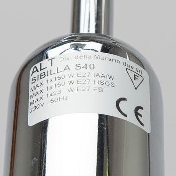 A "Sibilla" pendant light, ALT Luci Alternative, Murano, Italy 2000s.