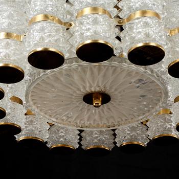 TAKLAMPA, Tyringe Konsthantverk, 1900-talets andra hälft, höjd 35 cm.