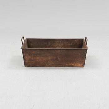 An iron flower box, 20th Century.