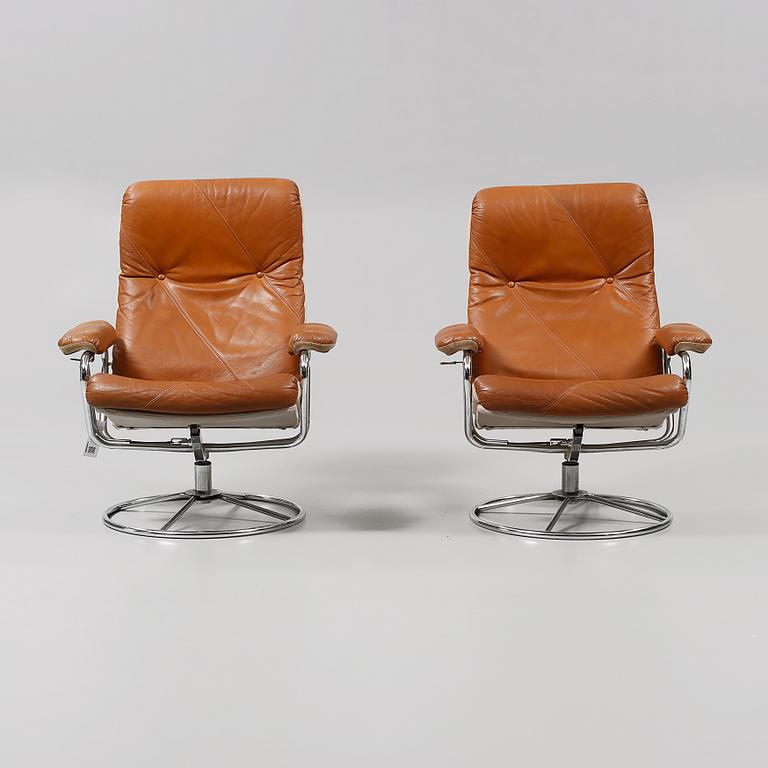 FÅTÖLJER, ett par, Sverige, 1960/1970-tal.