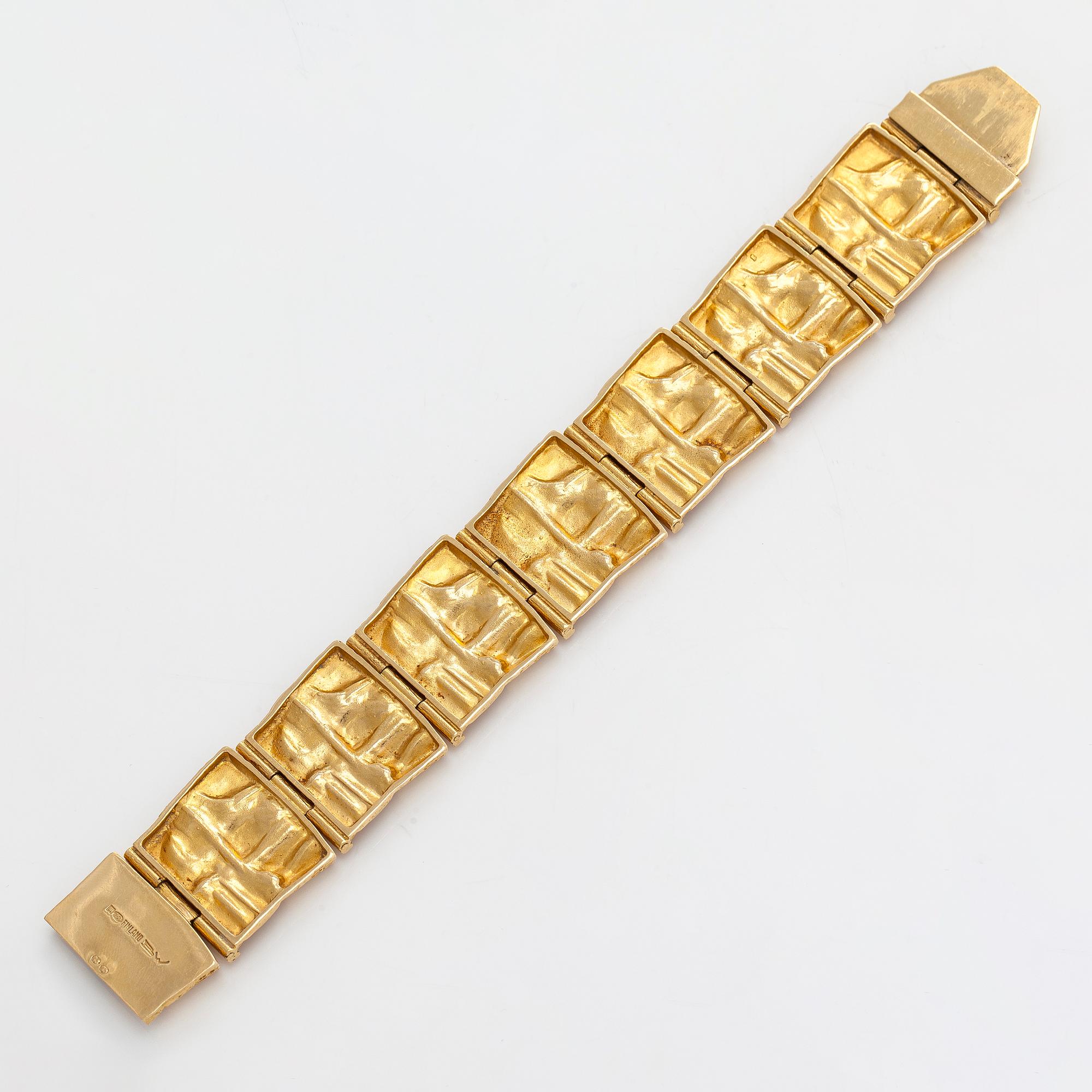 Björn Weckström, an 18K gold 'Suma' bracelet for Lapponia.