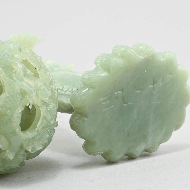 SKULPTUR, nefrit, Kina.