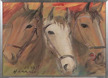 OLAVI HAARALA, oil on canvas, signed and dated 1973.
