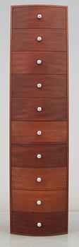 A Jonas Lindvall mahogany bureau, for David Design.