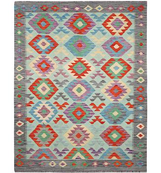 A rug, Kilim, c. 199 x 153 cm.