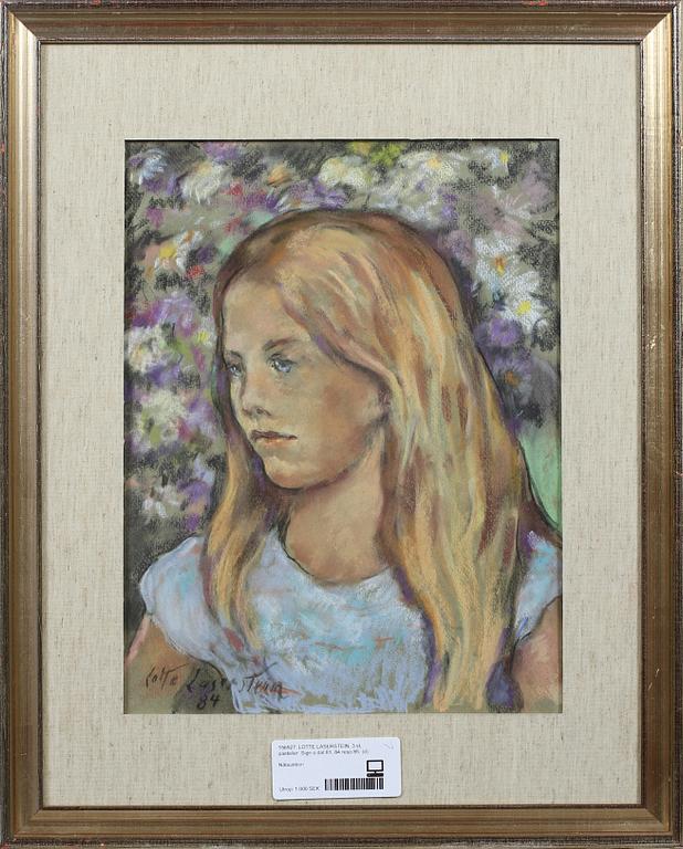LOTTE LASERSTEIN, pasteller, 3 st. Sign o dat 81, 84 resp 85.