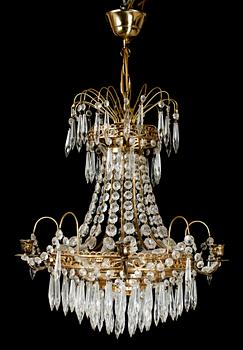 LJUSKRONA, empirestil, 1900-talets mitt. H 60.