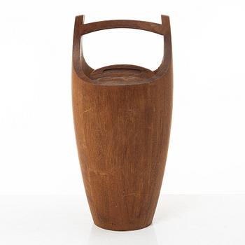 Jens Quistgaard, a 'Congo' teak ice bucket, Denmark, 1960's.