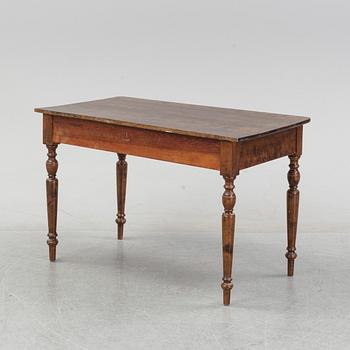 An early 20th Century birch writing desk.