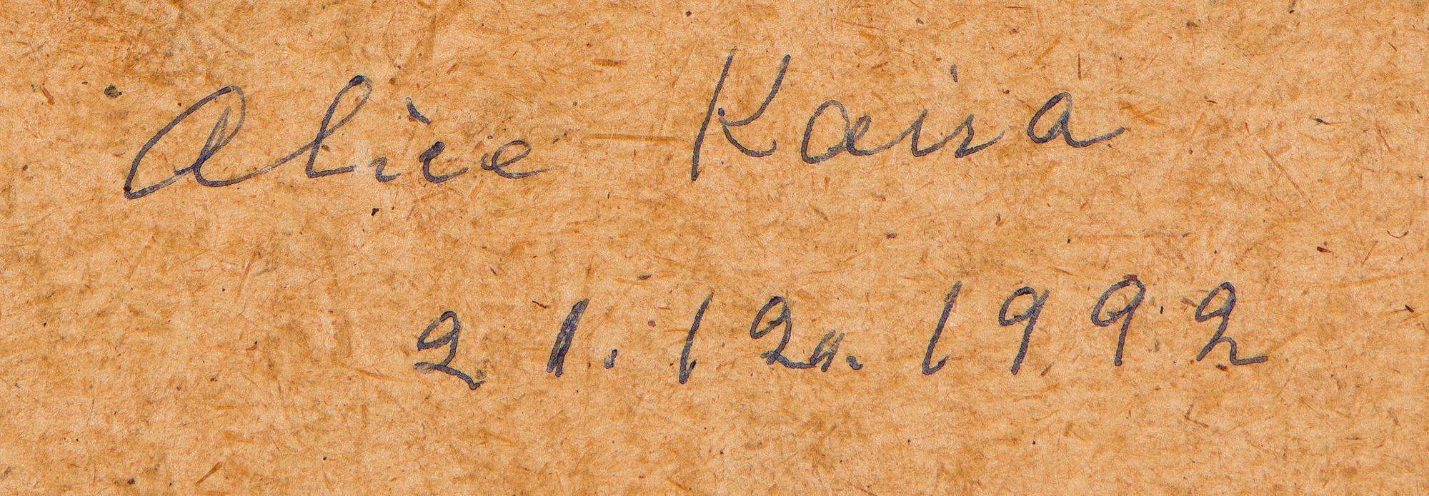 Alice Kaira, 'Vit häst'.
