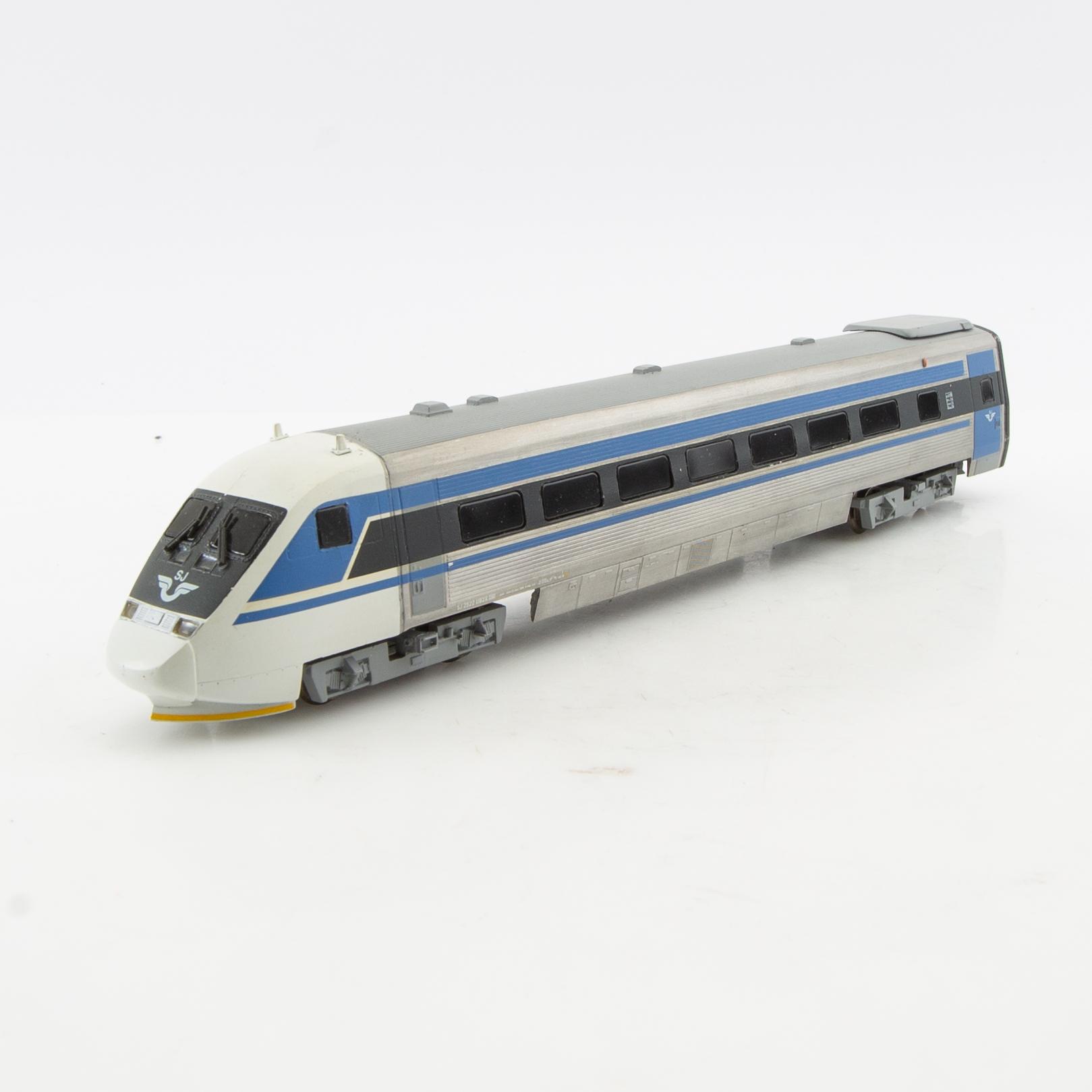 Ellok SJ Litt X2 skala 1/87 loknummer 2001  3 dlr i ask.