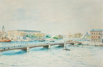 21. Anna Palm de Rosa, View of the Royal Palace and the National Gallery.