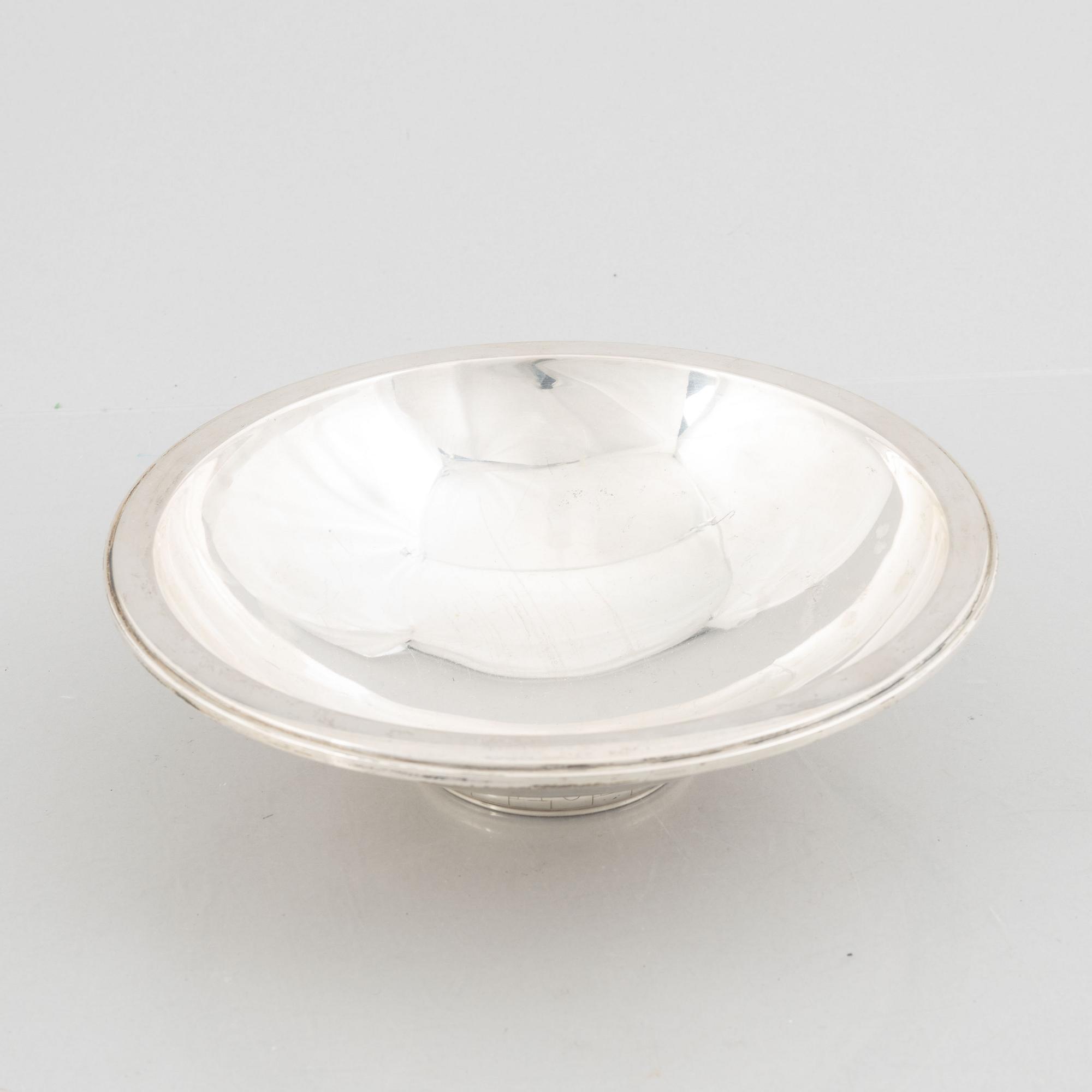A Norwegian silver bowl, marks of J. Tostrup, Oslo, first half of the 20th Century.