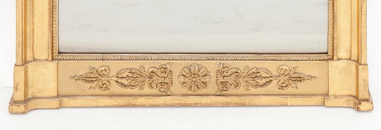 KONSOLBORD MED SPEGEL, av Peter Schmuckert (1765-1841), Mannheim, omkring 1820.
