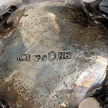 Karl Almgren, a Rococo style silver sugar bowl, Stockholm 1939.