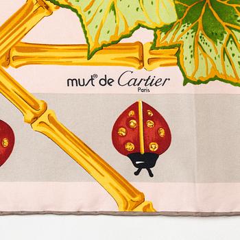 Cartier, scarf.