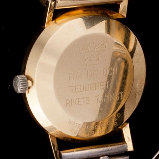 ARMBANDSUR, herr, Certina New Art, 18K guld, armband av stål.