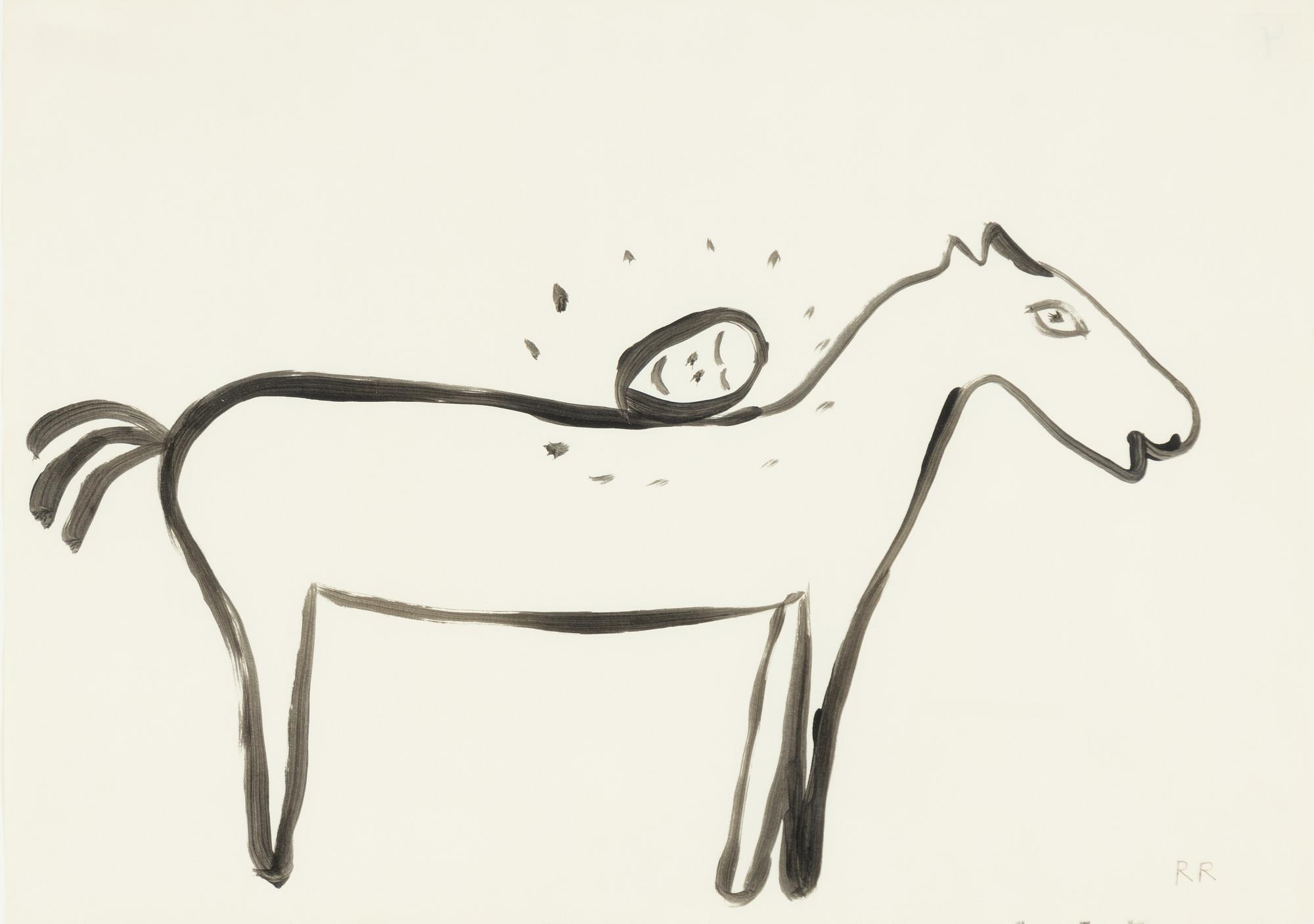 Roger Risberg, Häst med figur.