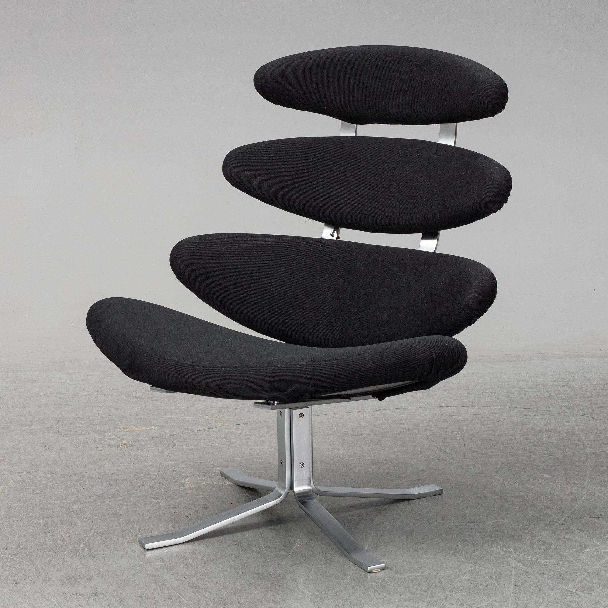 POUL VOLTHER, fåtölj, "Corona EJ 5", Erik Jørgensen, Danmark, 2000-tal.